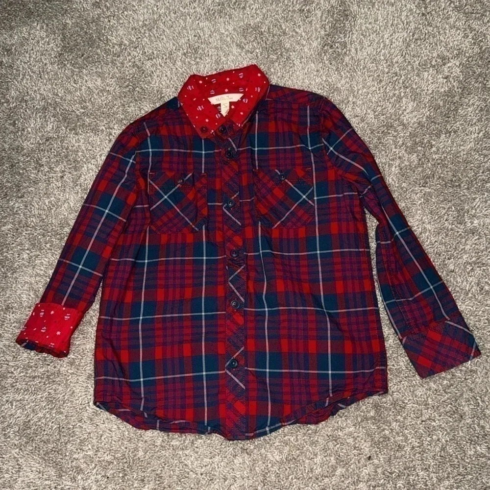 •Matilda Jane plaid shirt•​